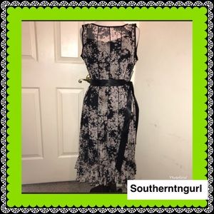 NWT JESSICA HOWARD Floral Sleeveless Midi Dress